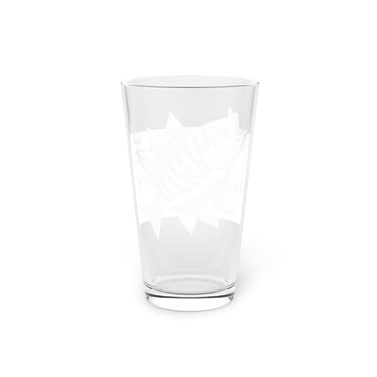 Fish Fishing Water Sports Glass Pint Glass, Unique Beer Glass, Funny Gift for Fisherman, Independence Day Drinkware, Perfect for Summer BBQs - Image 4