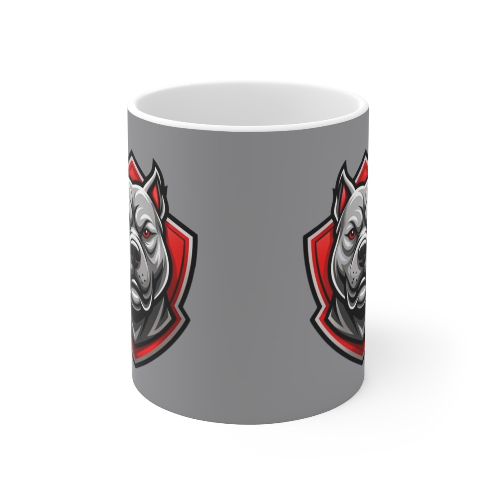 Bull Terrier Ceramic Coffee Cups, 11oz, 15oz