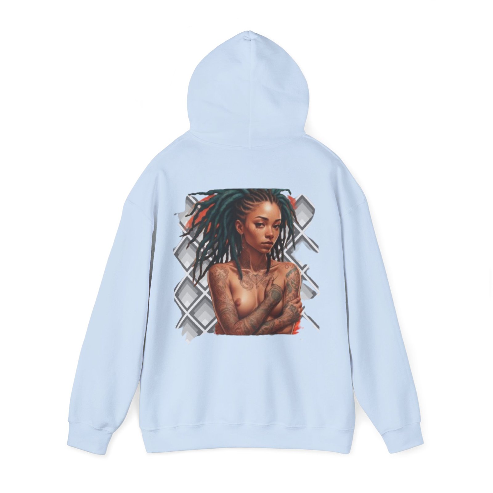 Dreadlocks Unisex Heavy Blend™ Hooded Sweatshirt - Image 43