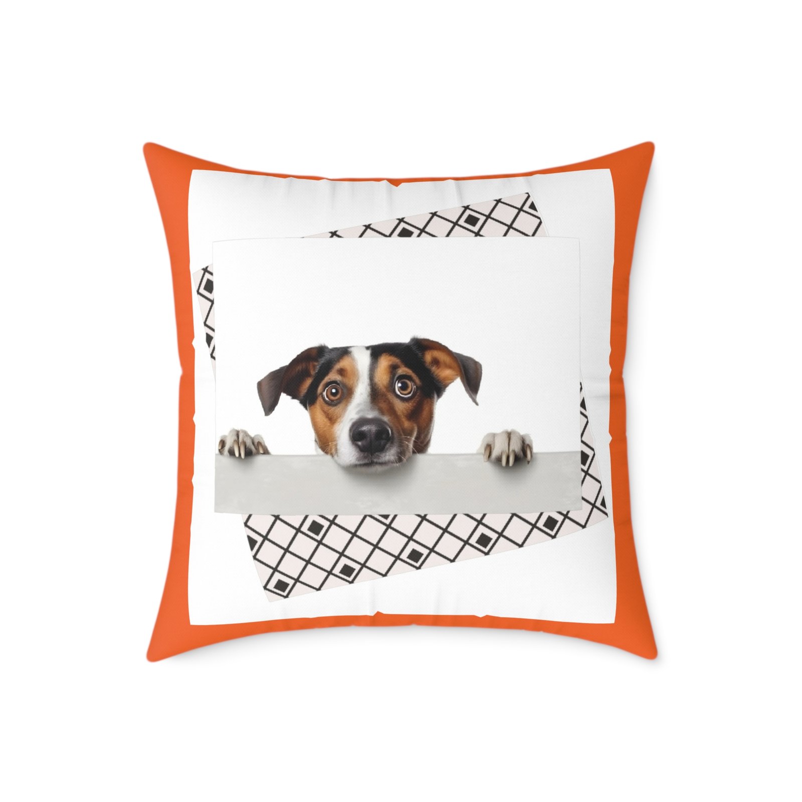 Jack Russell Square Poly Canvas Pillow 08 - Image 13