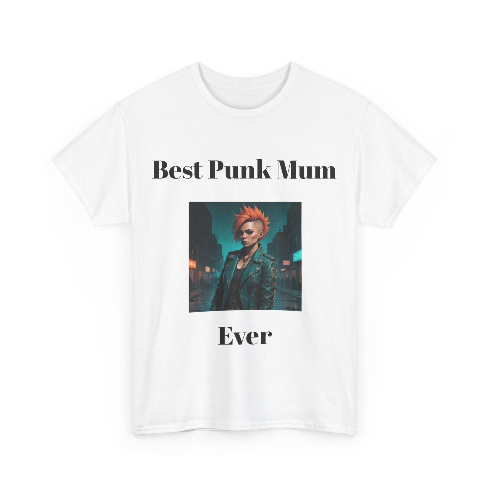 Punk Mother Daughter Father Son Grandparents Grandkids Matching Unisex Heavy Cotton Te - Image 3