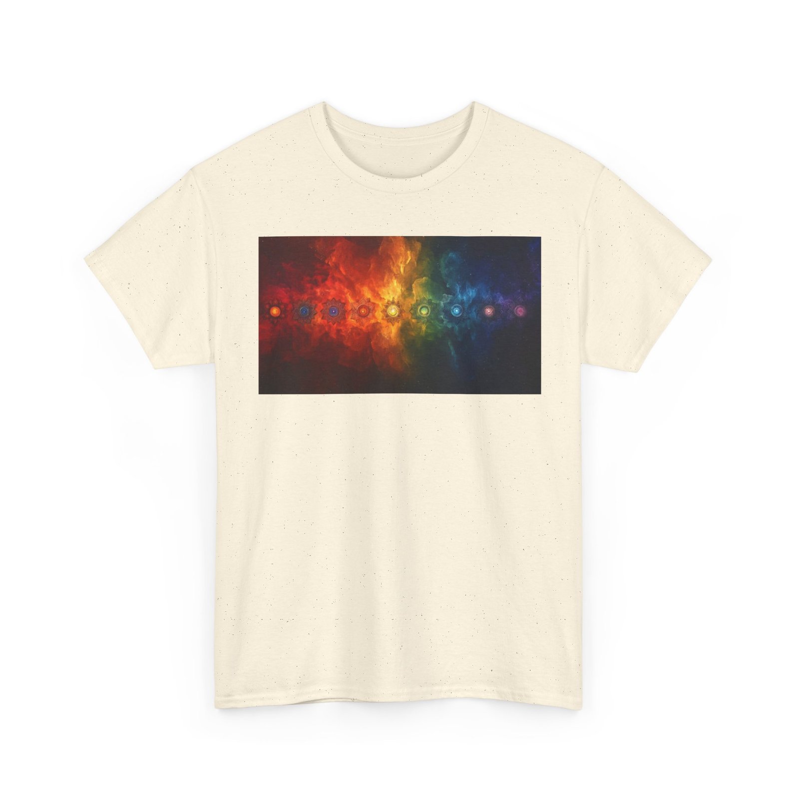 Chakras Yoga Unisex Heavy Cotton Tee - Image 35