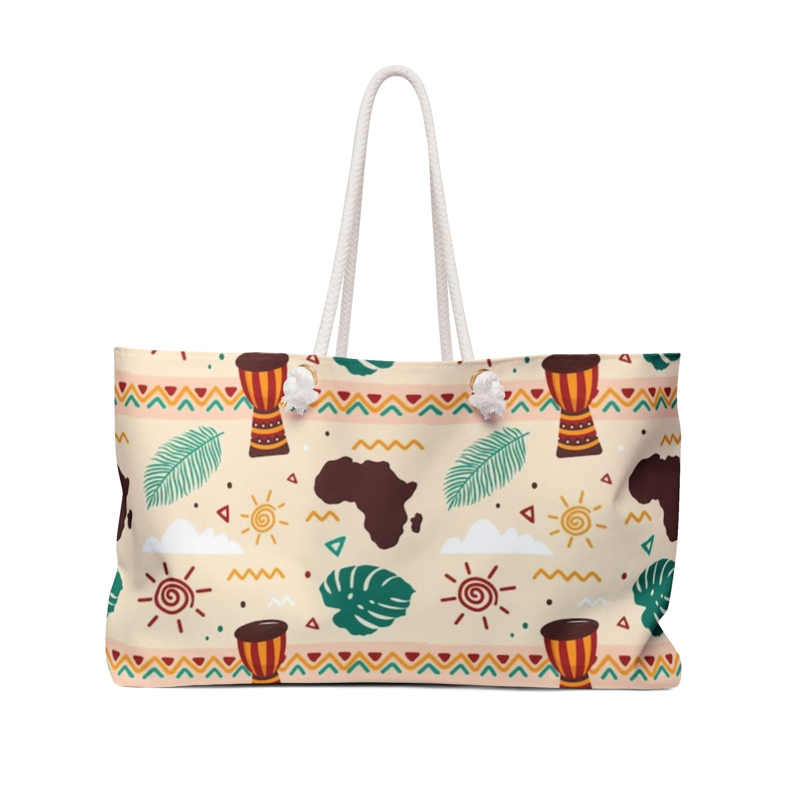 Africa Pattern Stylish Women Weekender Bag