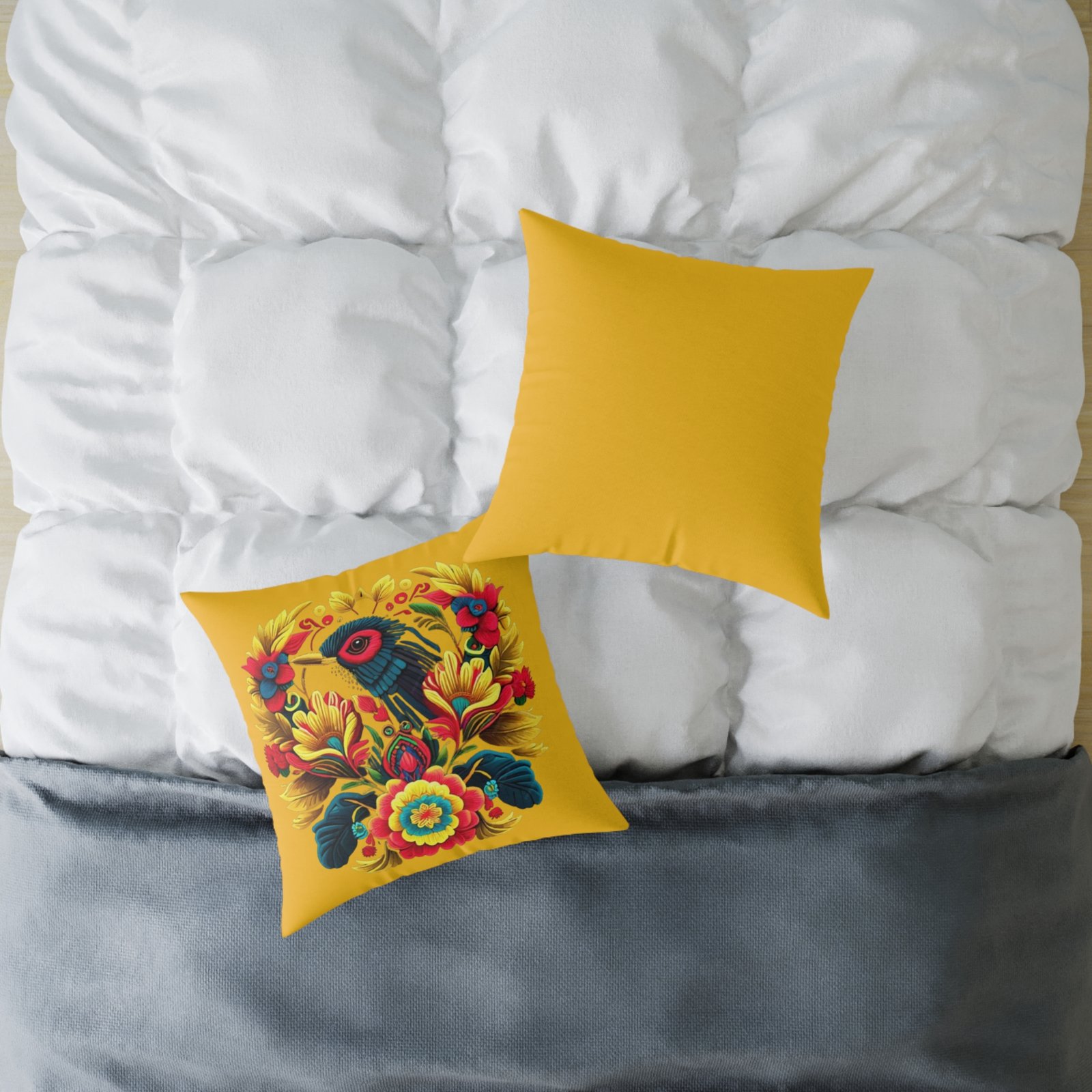 Mexico Square Poly Canvas Pillow - Image 12