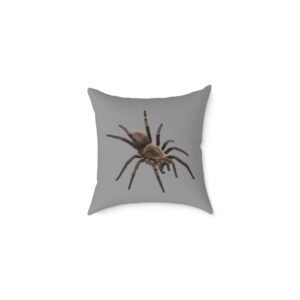 Spider Square Poly Canvas Pillow
