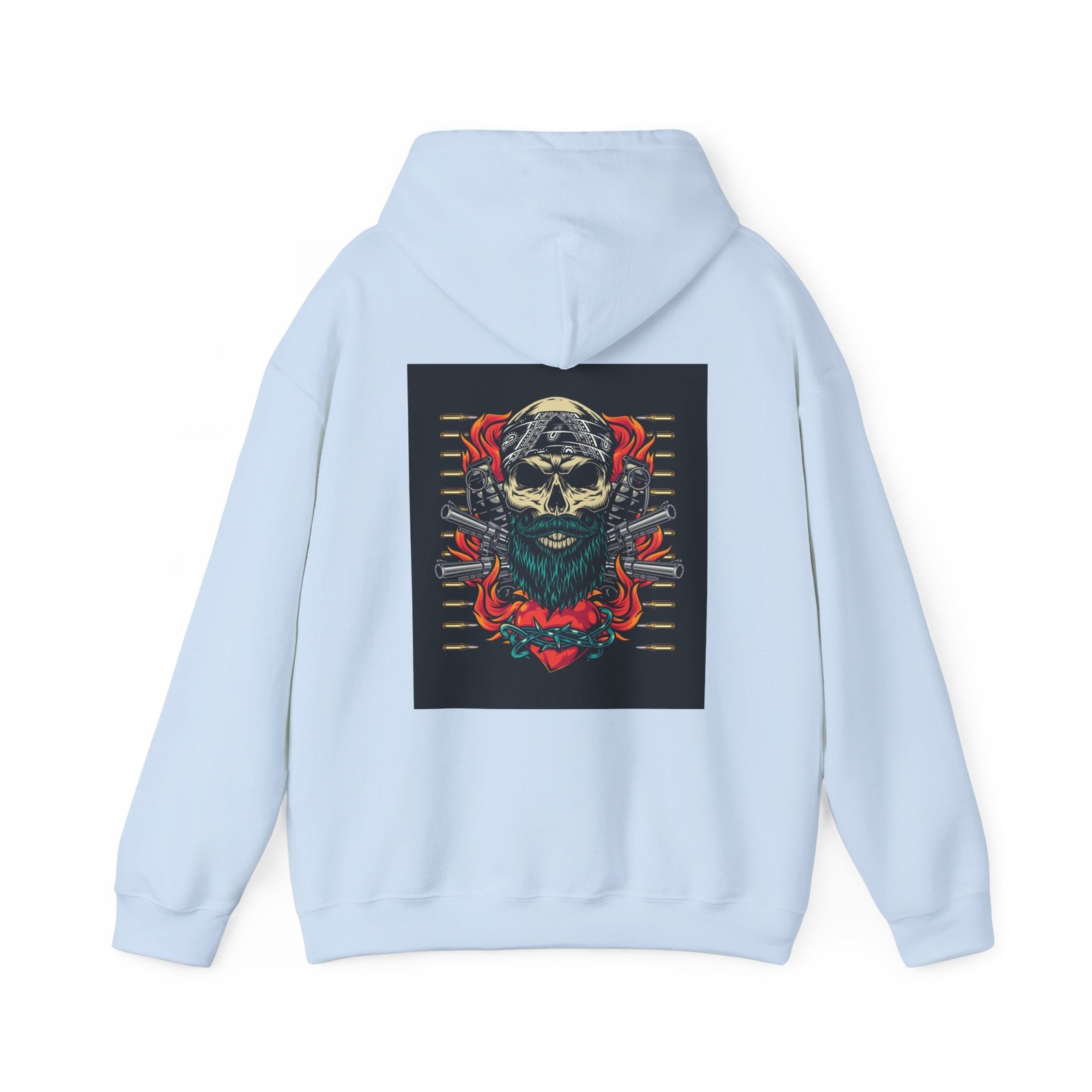 Skull Tattoo Unisex Heavy Blend™ Hooded Sweatshirt - Image 42