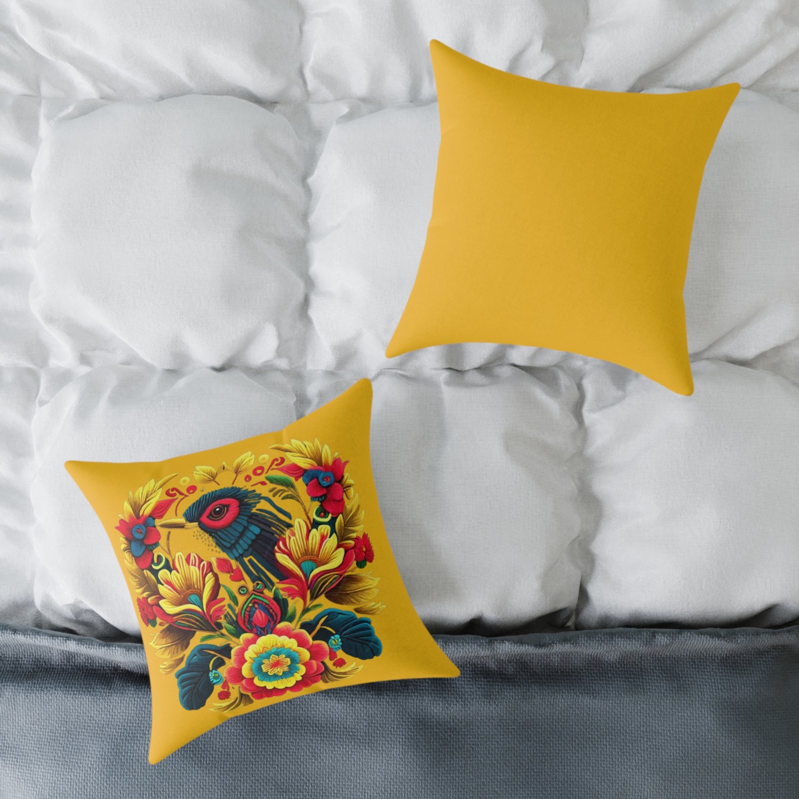 Mexico Square Poly Canvas Pillow - Image 8