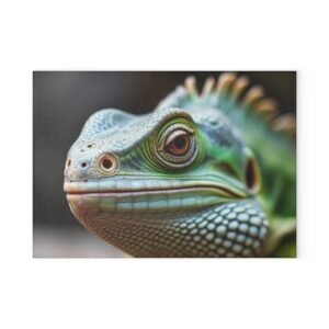 Iguana Dragon Glass Cutting Board - Unique Kitchen Decor, Perfect Gift for Chefs, Home Cooks, and Housewarmings, Ideal for Birthdays or Holidays