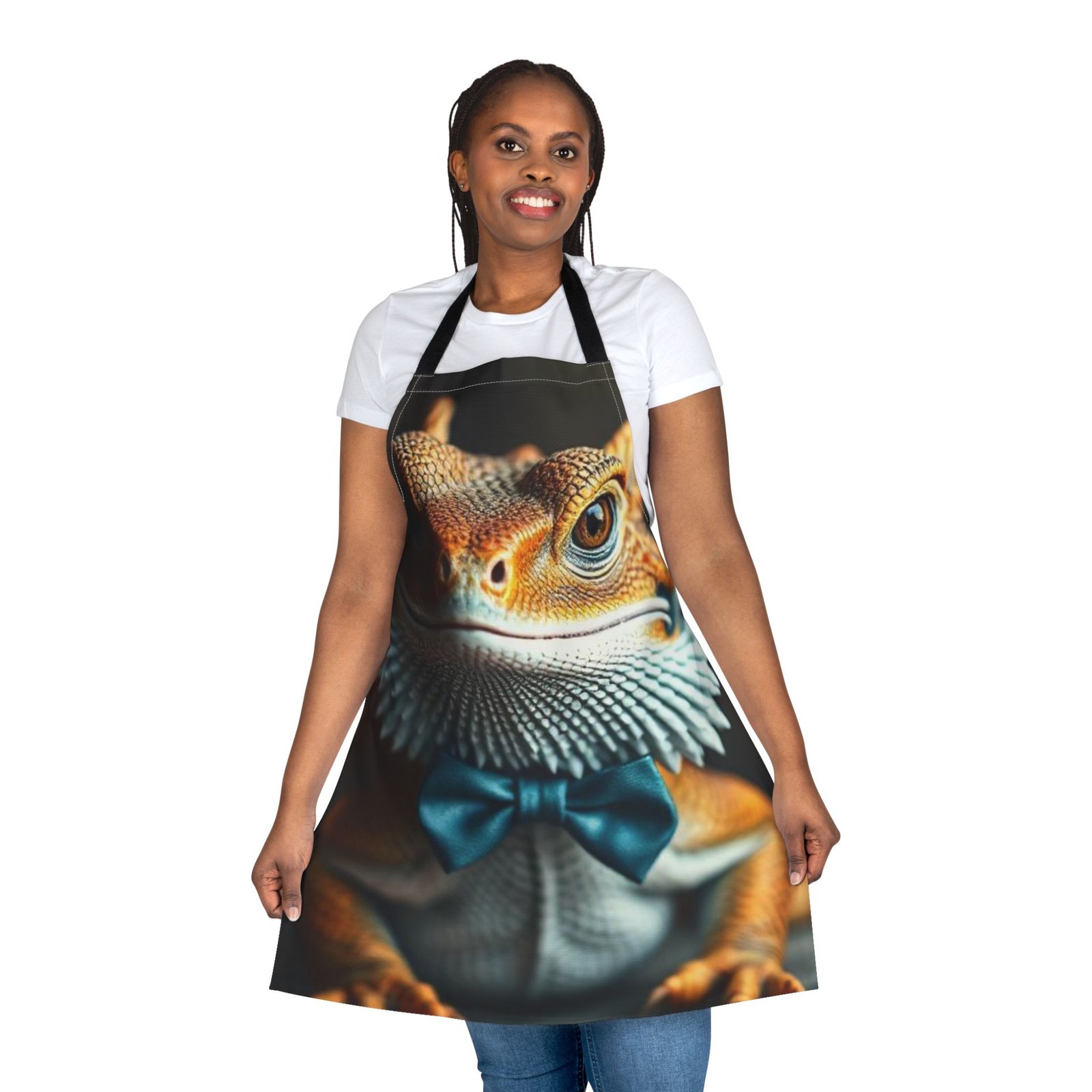 Bearded Dragon Apron | 5-Color Straps | Perfect for Cooking, BBQ, Gift - Image 4