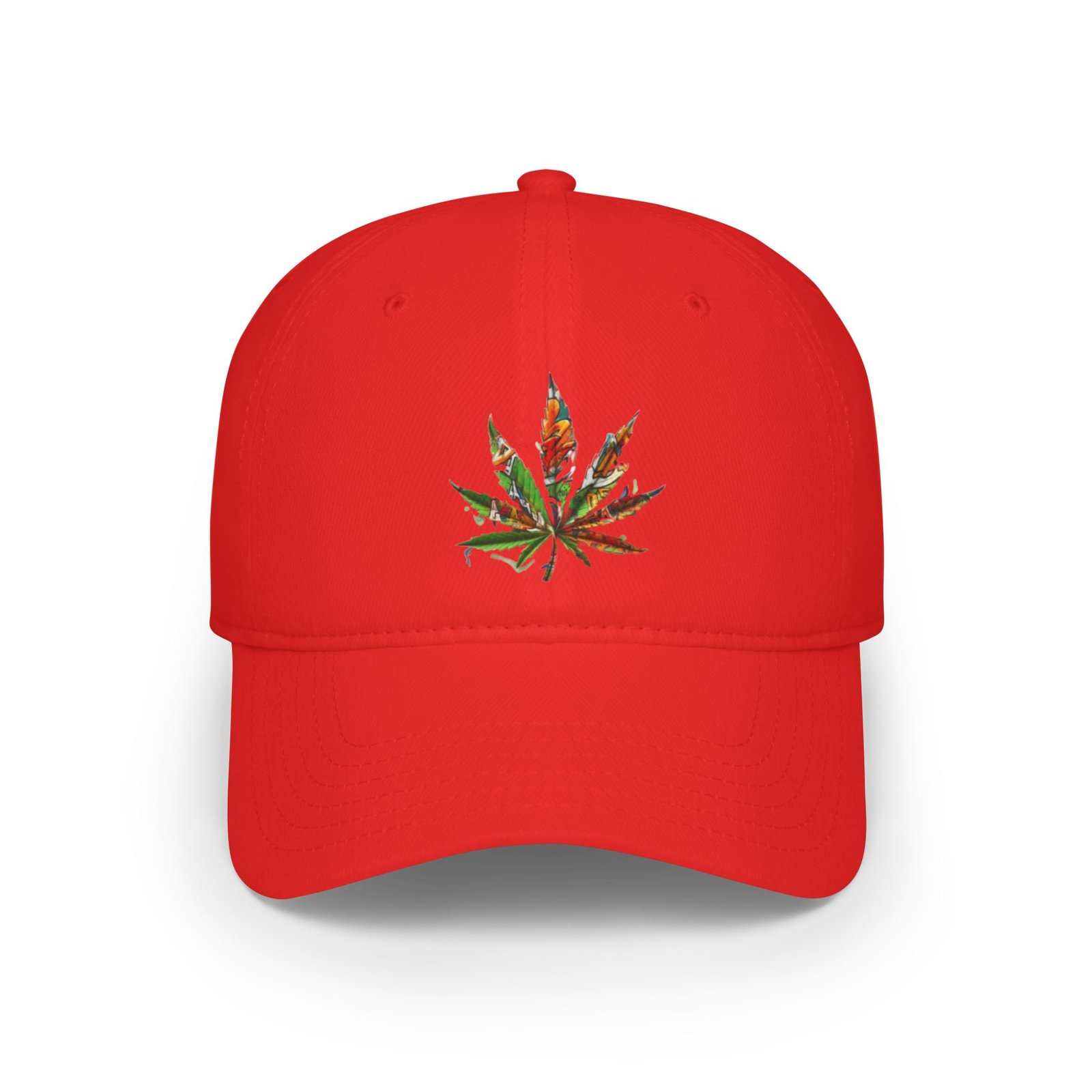 Rasta Music Reggae Jamaica Cannabis Marajuana Low Profile Baseball Cap