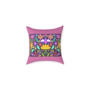 Mexico Square Poly Canvas Pillow