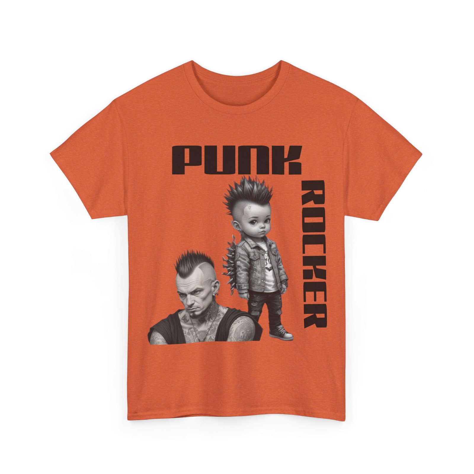 Punk Mother Daughter Father Son Grandparents Grandkids Matching Unisex Heavy Cotton Tee - Image 31