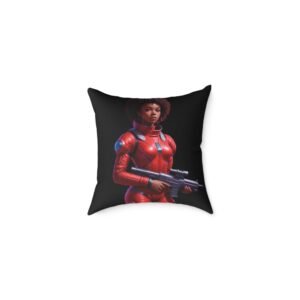 Sci- fi  Square Poly Canvas Pillow