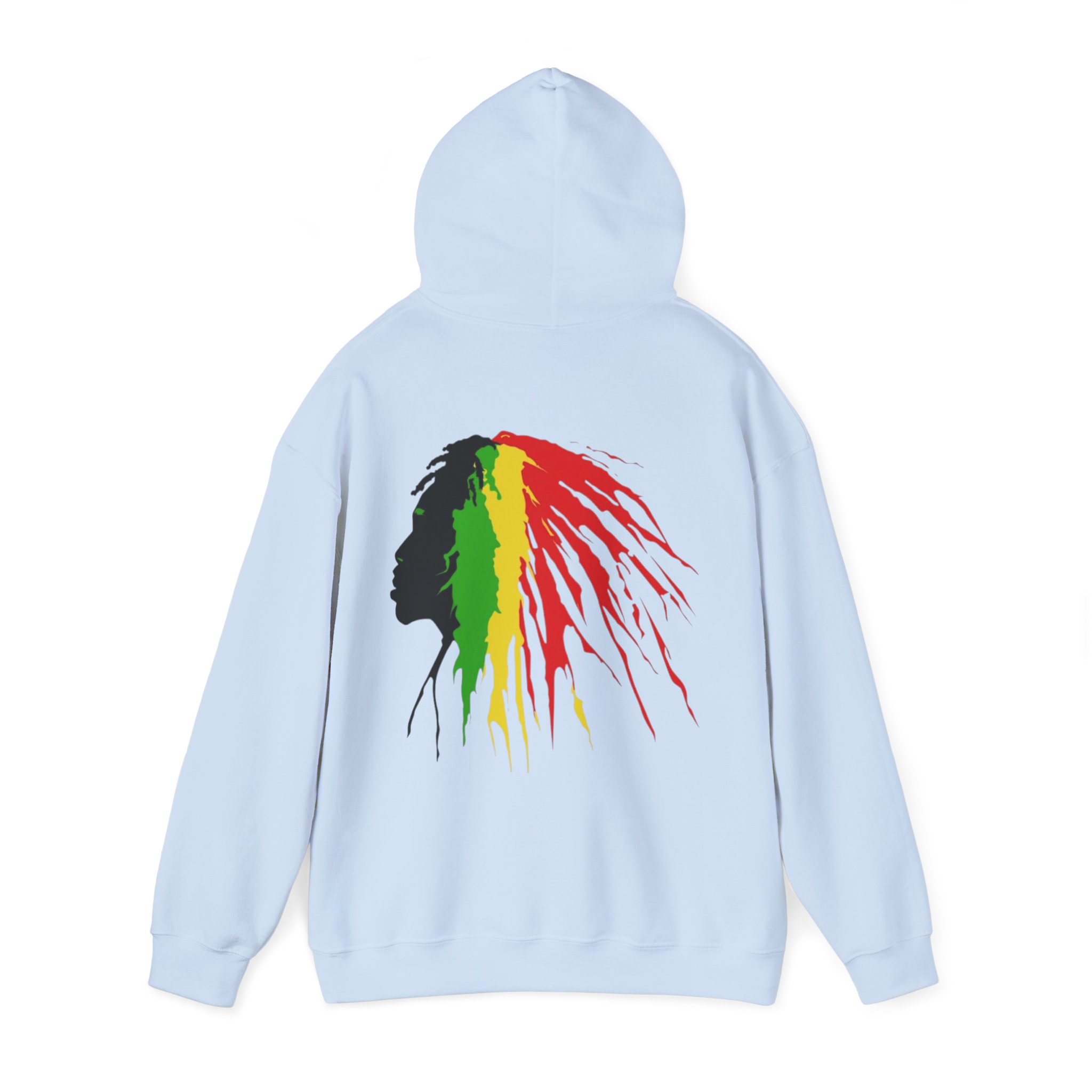 Quote Rasta Reggae Jamaica Hoodie Unisex Heavy Blend™ Hooded Sweatshirt 08 - Image 47