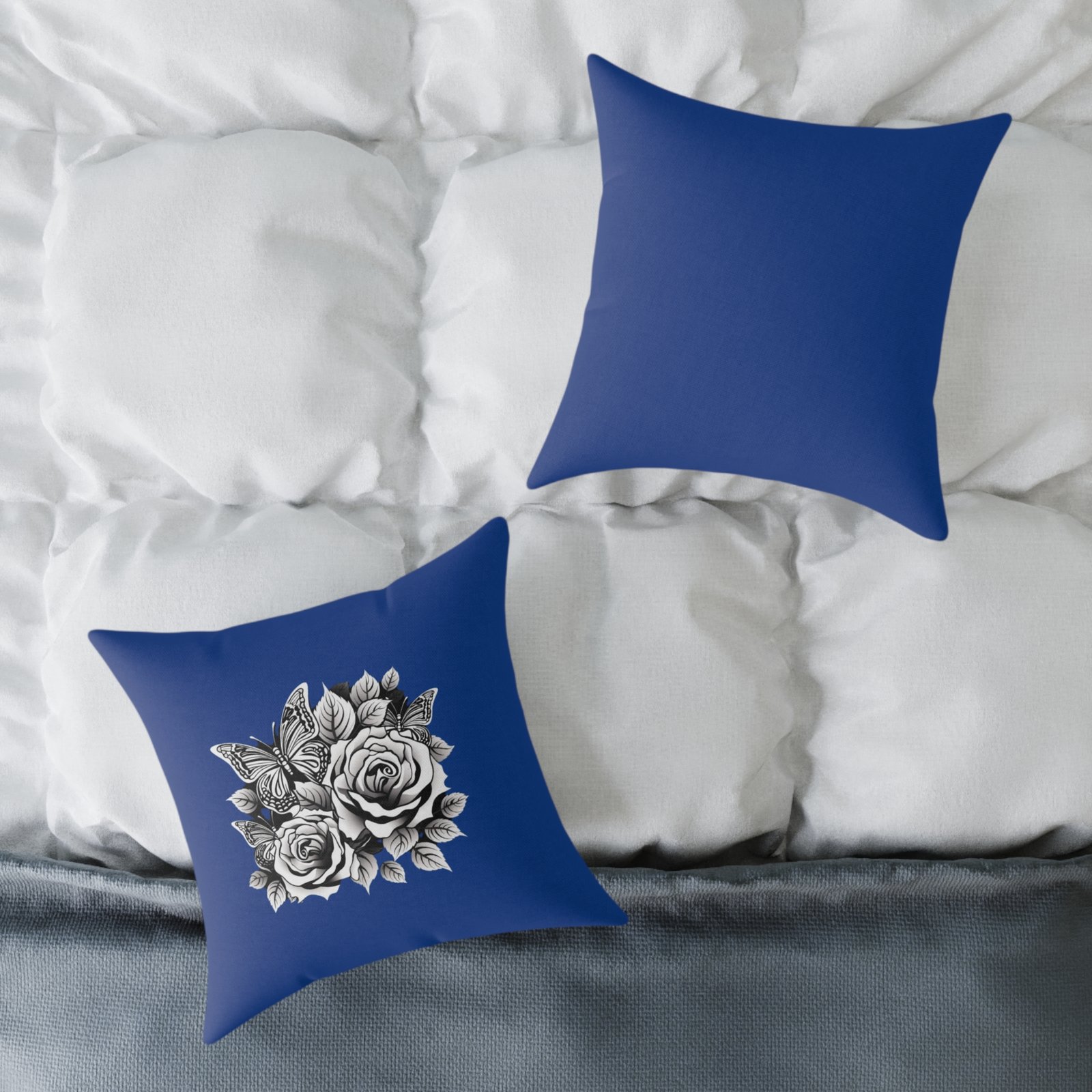 Butterfly Square Poly Canvas Pillow - Image 8