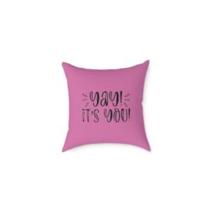 Positivity Self Help Square Poly Canvas Pillow