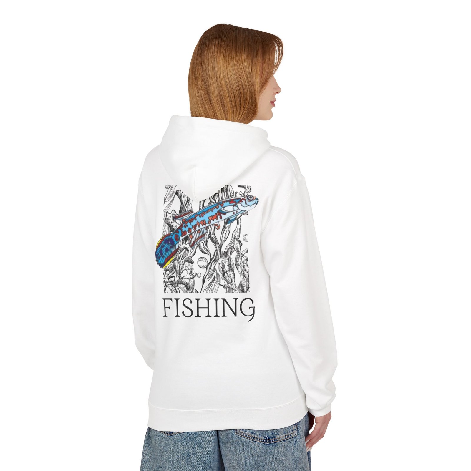 Fishing Adventure Water Sport Fleece Hoodie | Perfect Gift for Anglers, Outdoor Enthusiasts, Fishing Trips, Birthdays, and Summer - Image 4