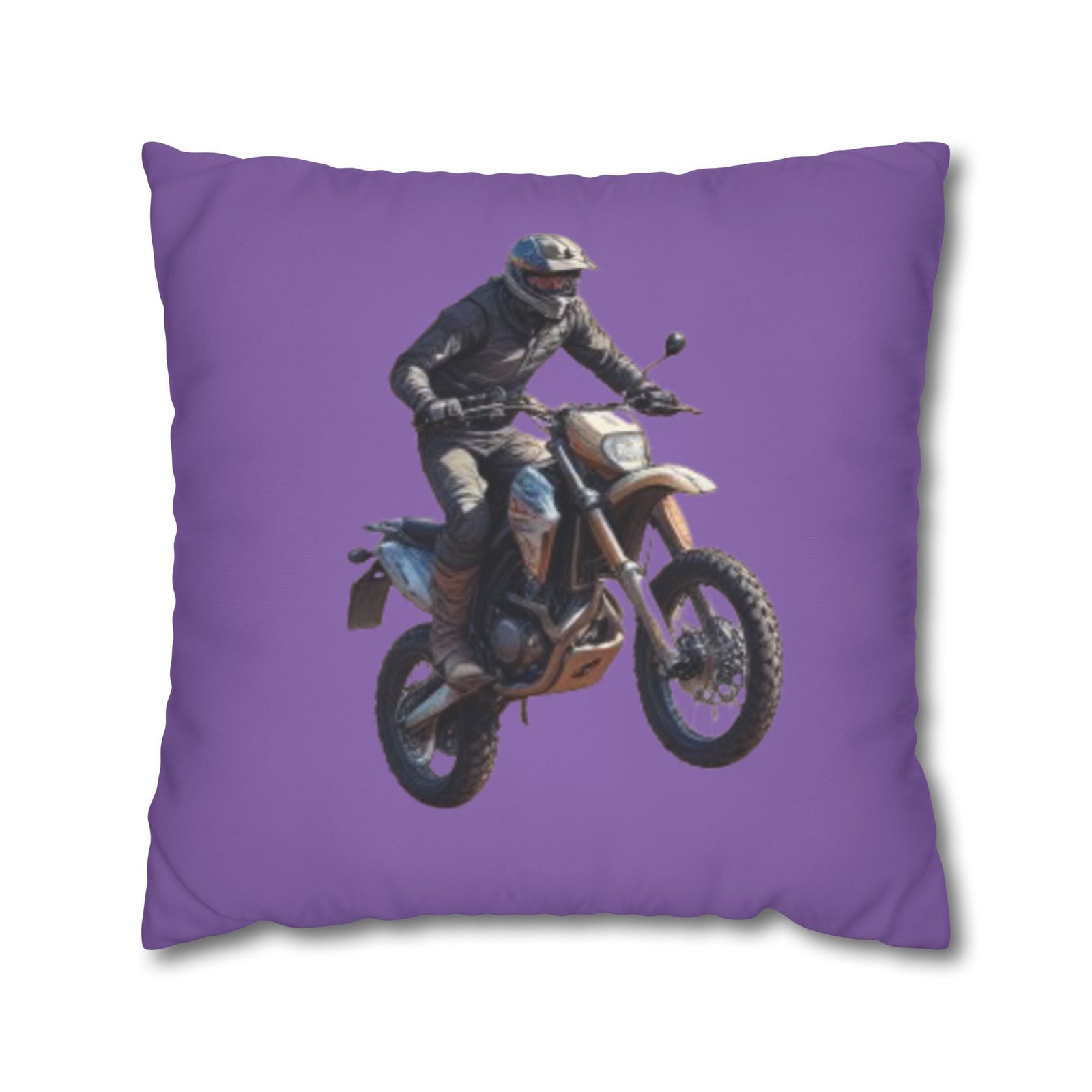 Scrambling Bikes Square Poly Canvas Pillowcase - Image 13