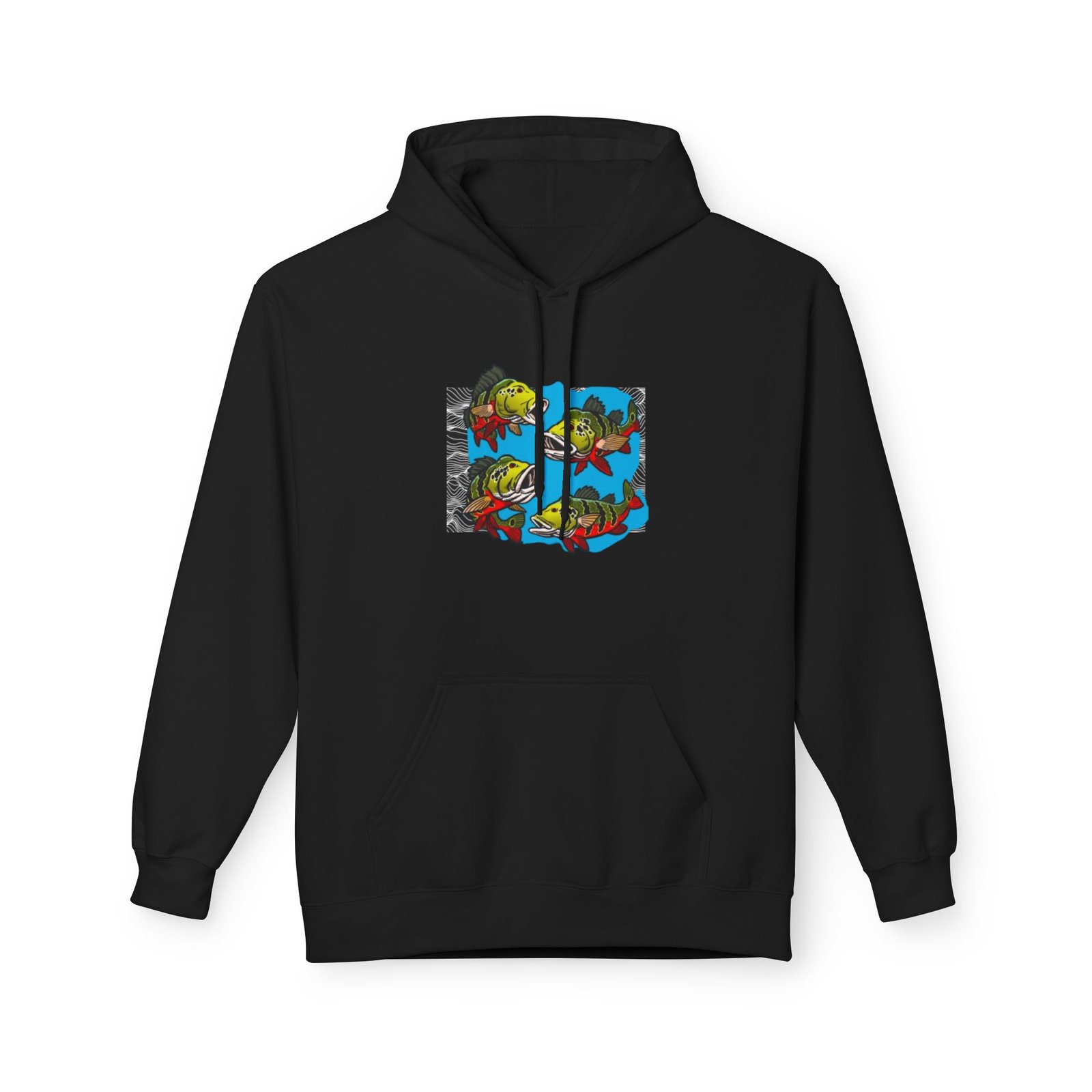 Fishing Adventure Water Sport Fleece Hoodie | Perfect Gift for Anglers, Outdoor Enthusiasts, Fishing Trips, Birthdays, and Summer - Image 9