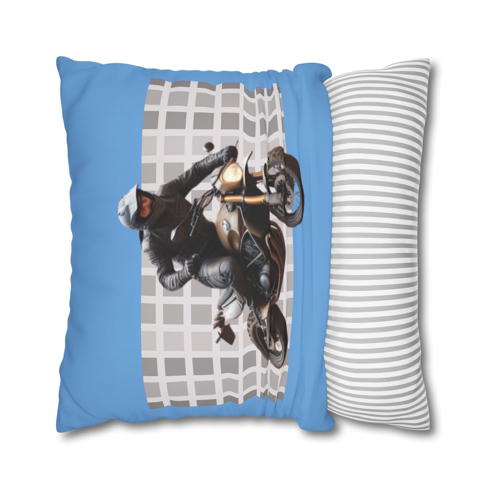 Scrambling Bikes Square Poly Canvas Pillowcase - Image 18