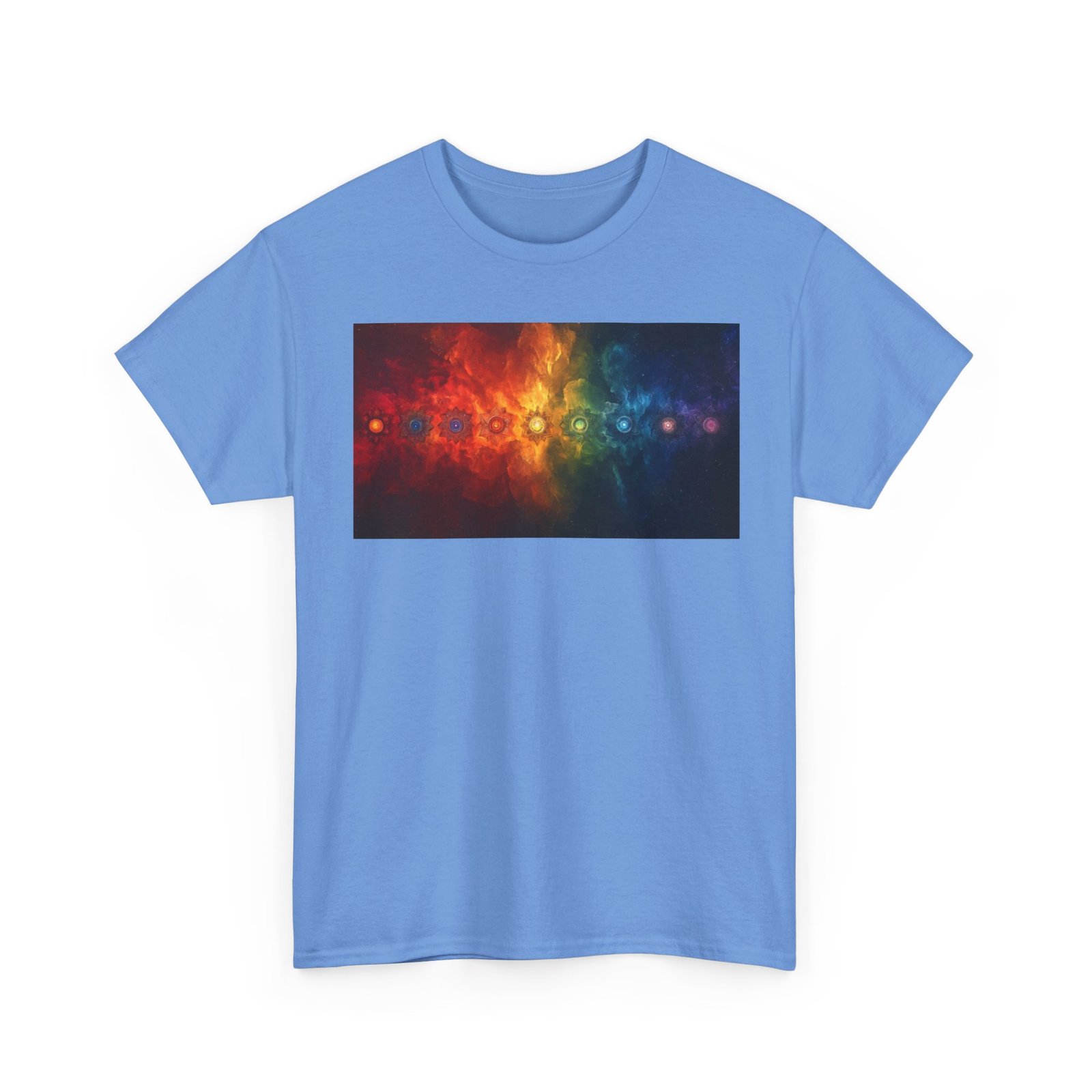 Chakras Yoga Unisex Heavy Cotton Tee - Image 59