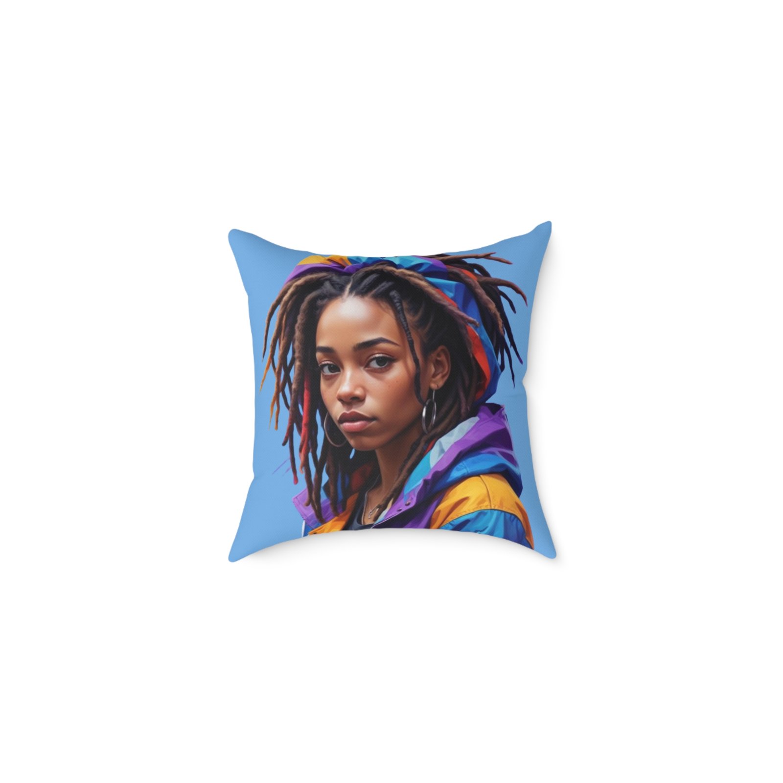 Zara Square Poly Canvas Pillow
