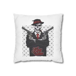 Gangster Square Poly Canvas Pillowcase