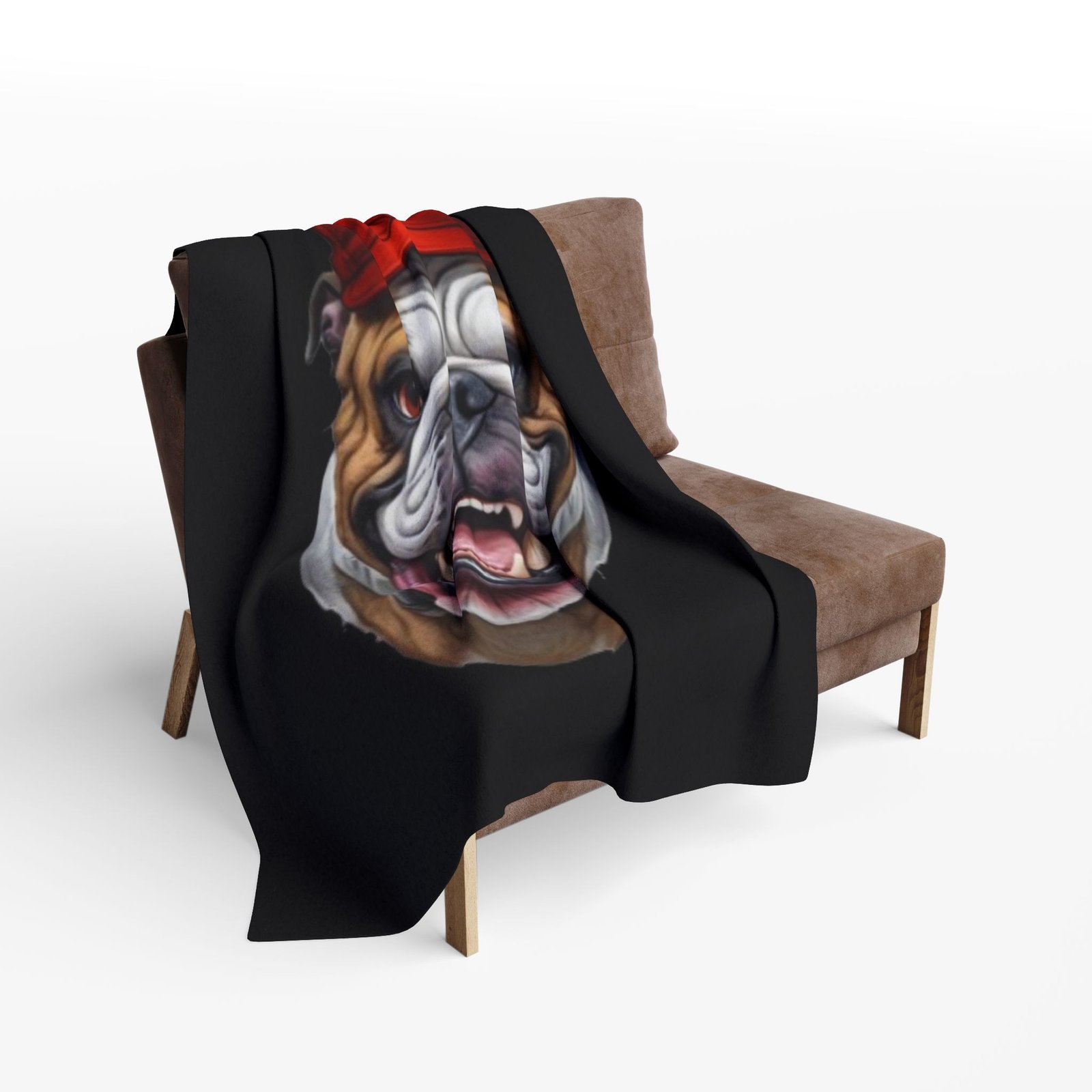 Bulldog Fleece Blanket, Dog Lover Gift, Pet Keepsake, Home Decor, Warm Throw for Winter, Cabin or Dog-Themed Parties - Image 8