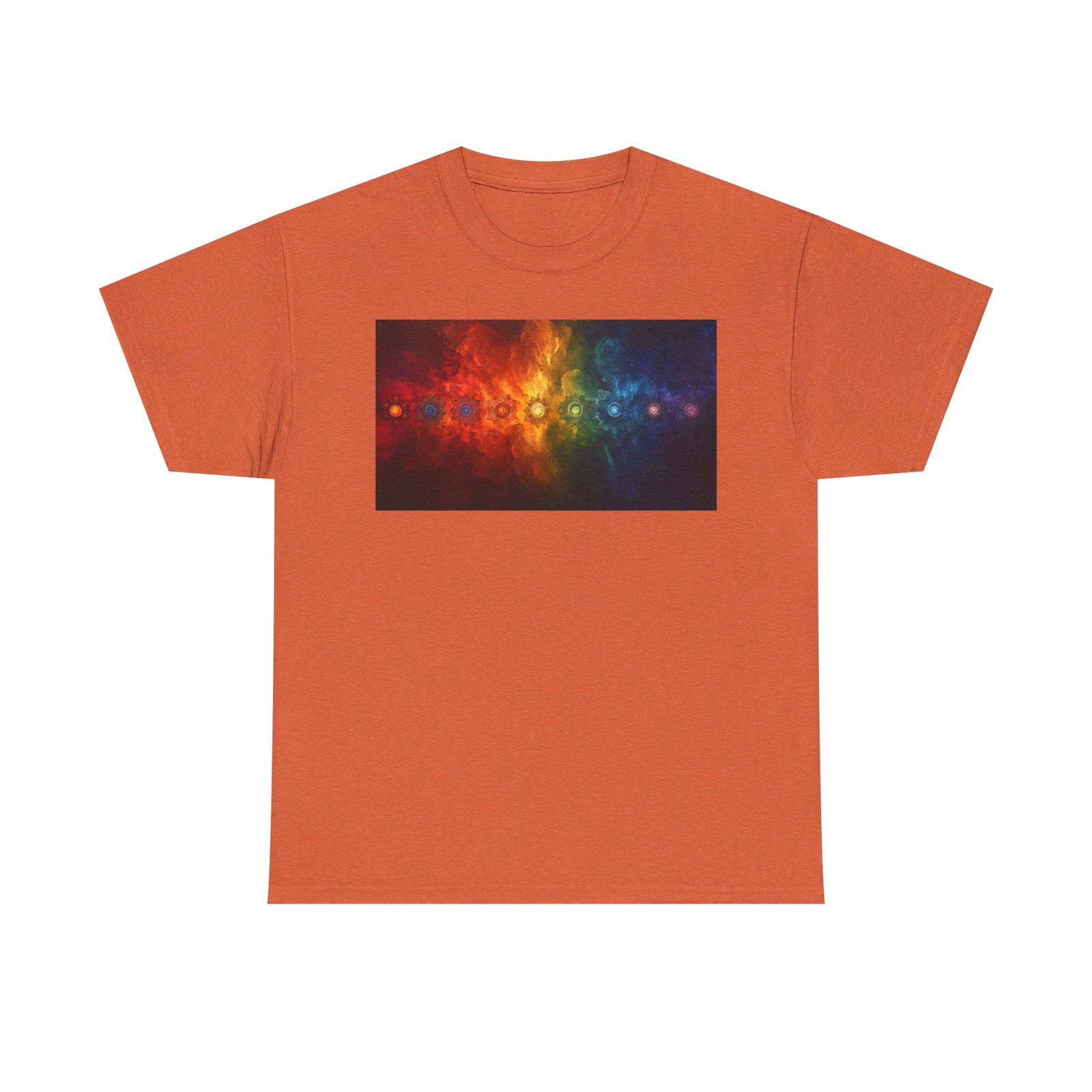 Chakras Yoga Unisex Heavy Cotton Tee - Image 29