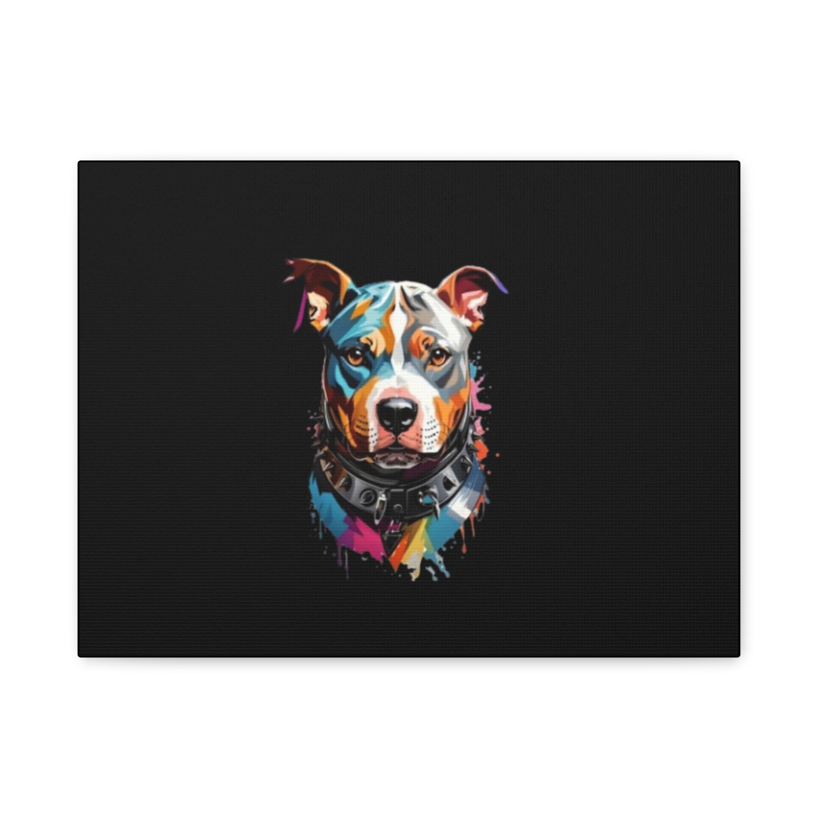 Bull Terrier Dog Canvas Art - 1.25" Stretched Matte Print for Pet Lovers - Image 13