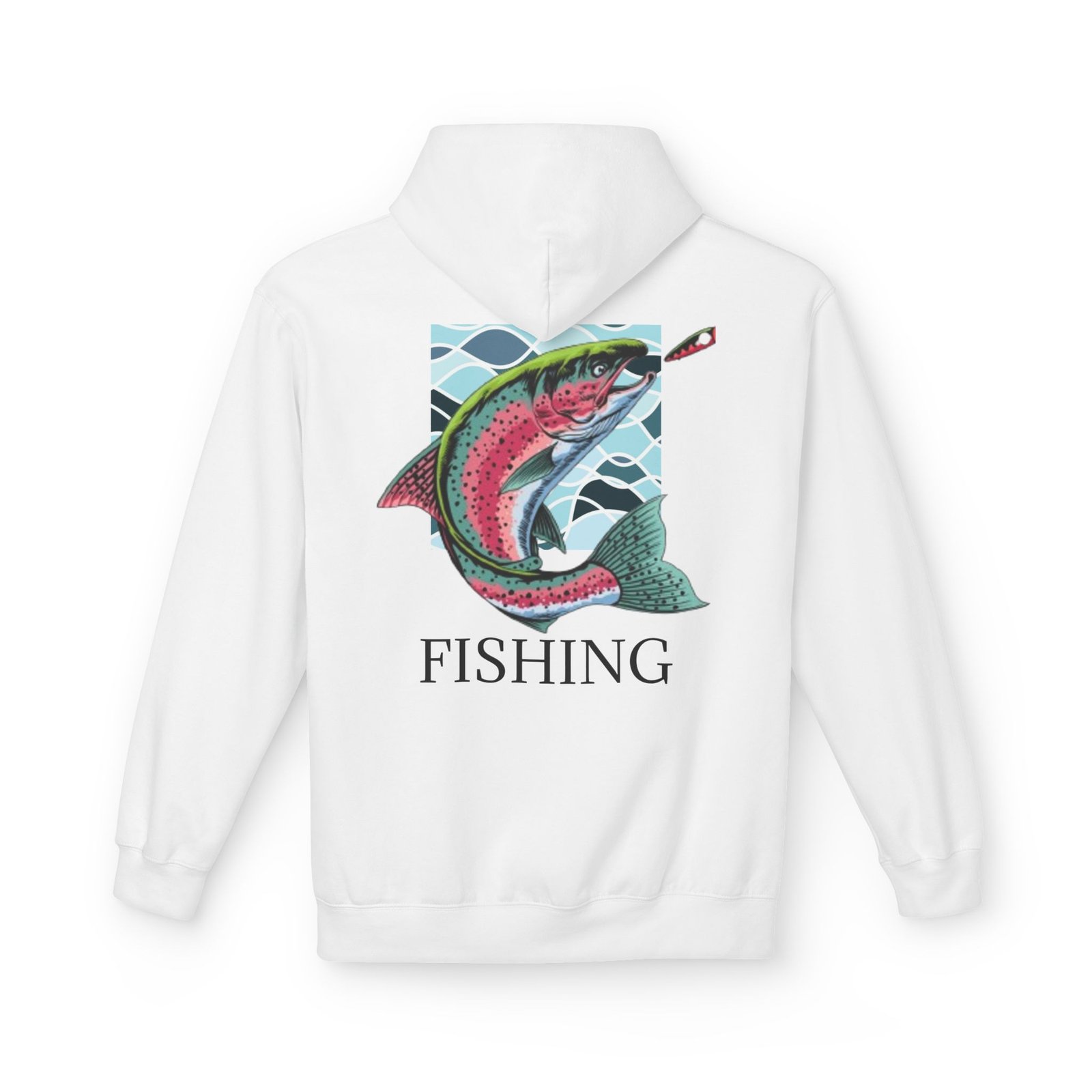 Fishing Adventure Water Sport Fleece Hoodie | Perfect Gift for Anglers, Outdoor Enthusiasts, Fishing Trips, Birthdays, and Summer - Image 2