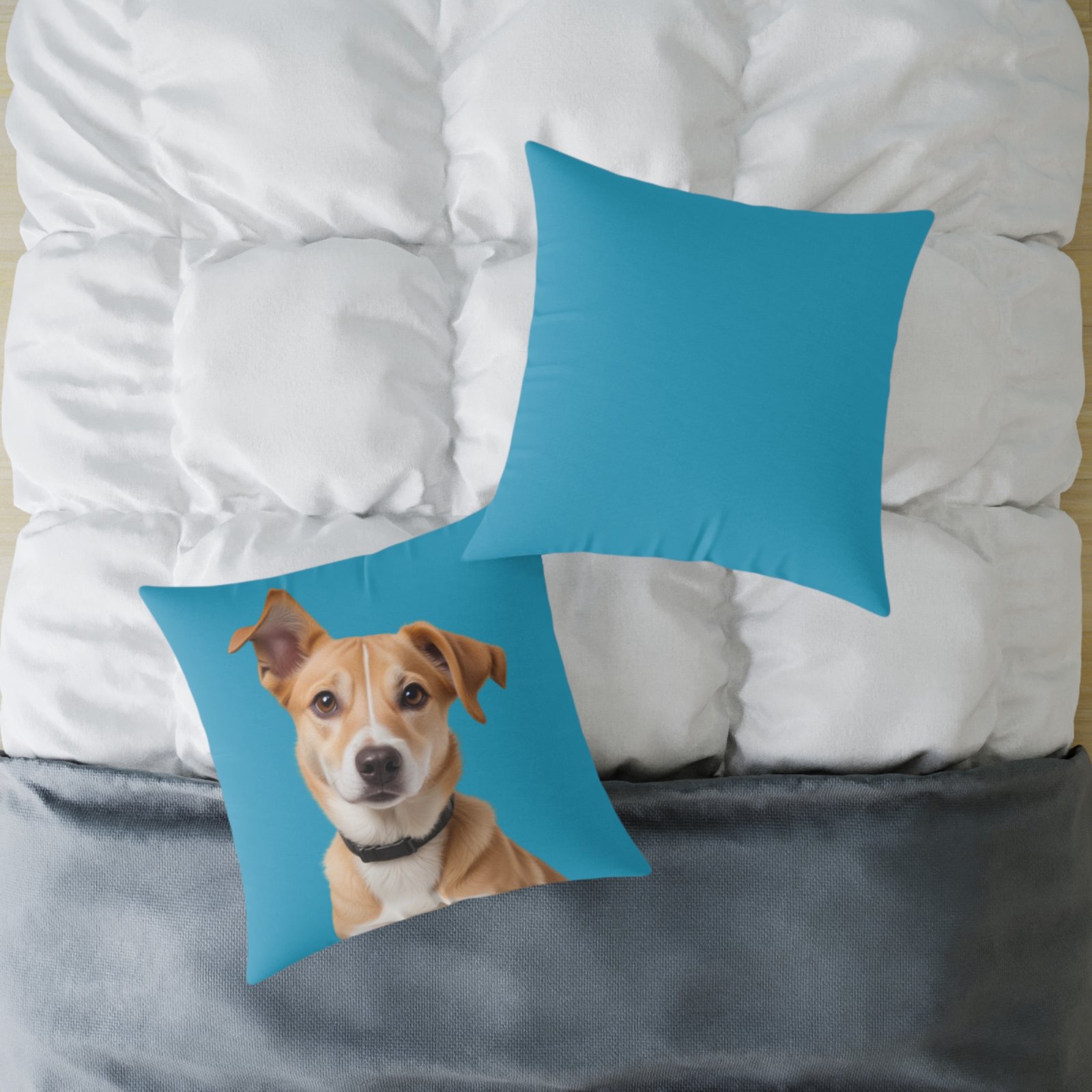 Jack Russell Square Poly Canvas Pillow - Image 16