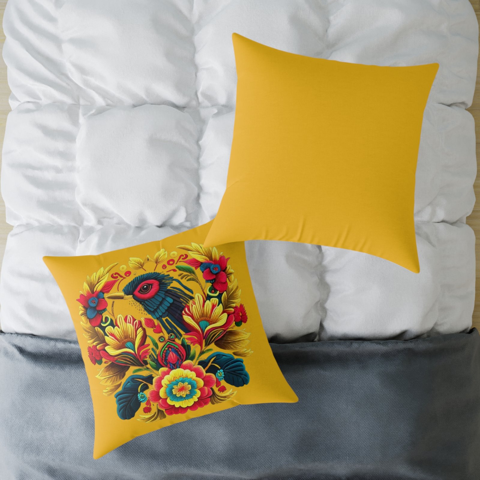 Mexico Square Poly Canvas Pillow - Image 20