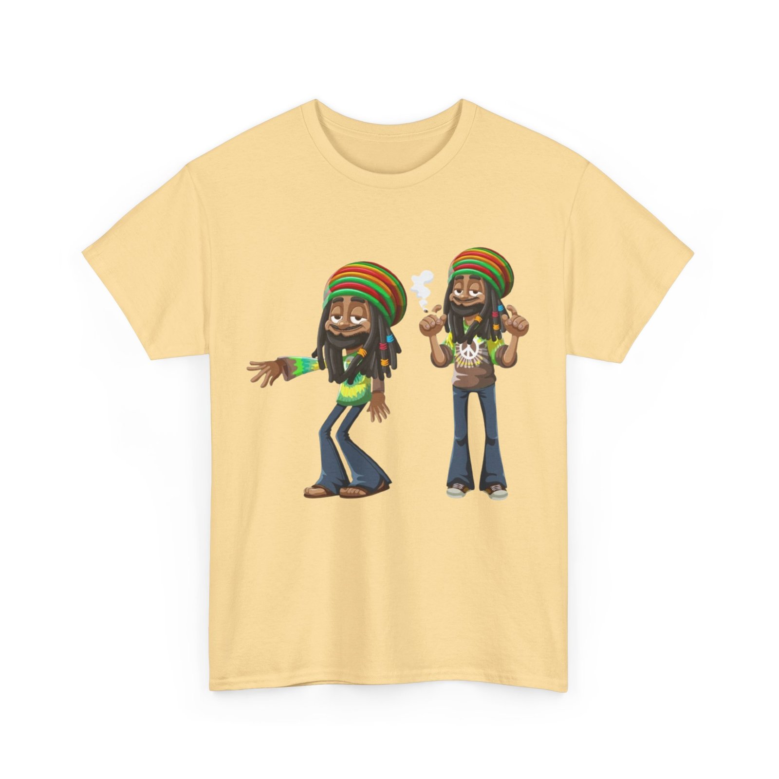 Rastafarian Vibez Unisex Heavy Cotton Tee - Image 15