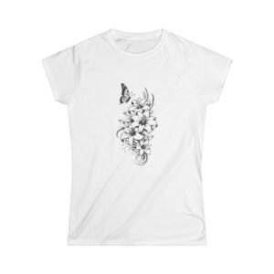 Tiger Lady Art Design Tattoo Soft  style Tshirt