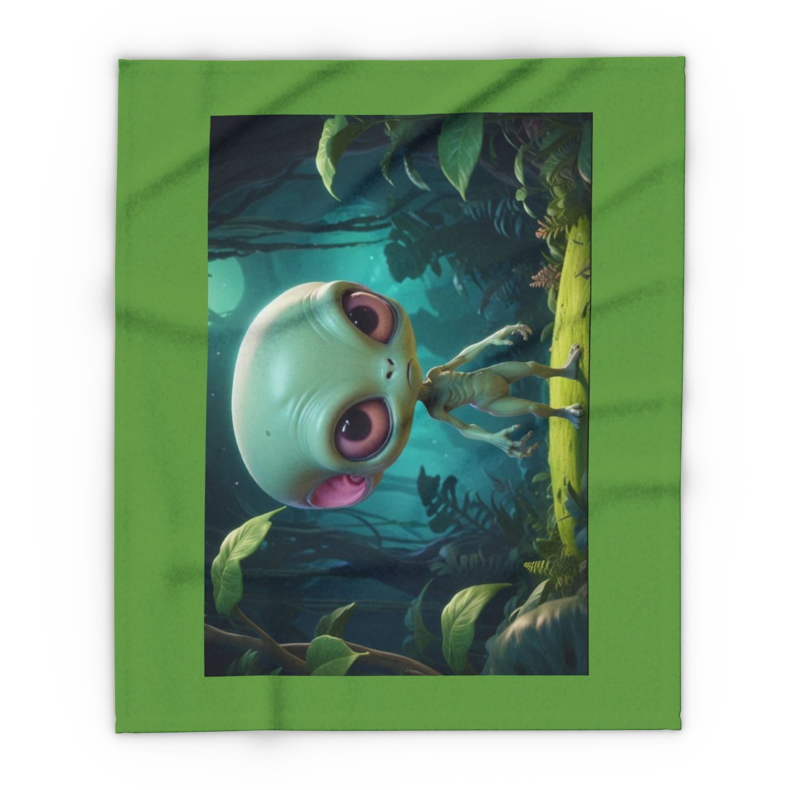 Alien Arctic Fleece Blanket 08 - Image 5