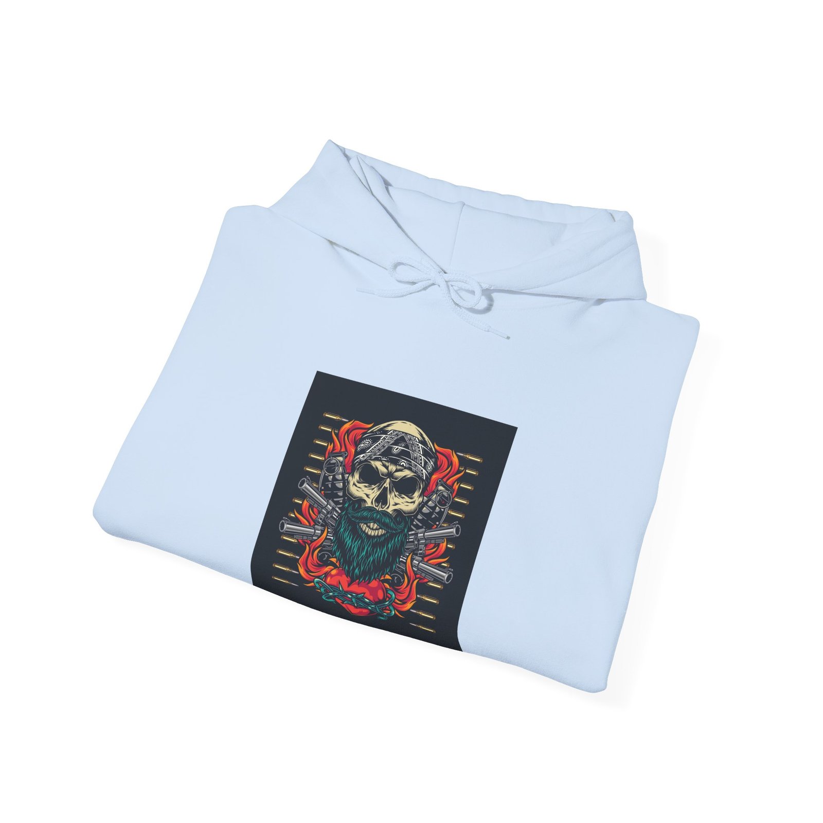 Skull Tattoo Unisex Heavy Blend™ Hooded Sweatshirt - Image 44