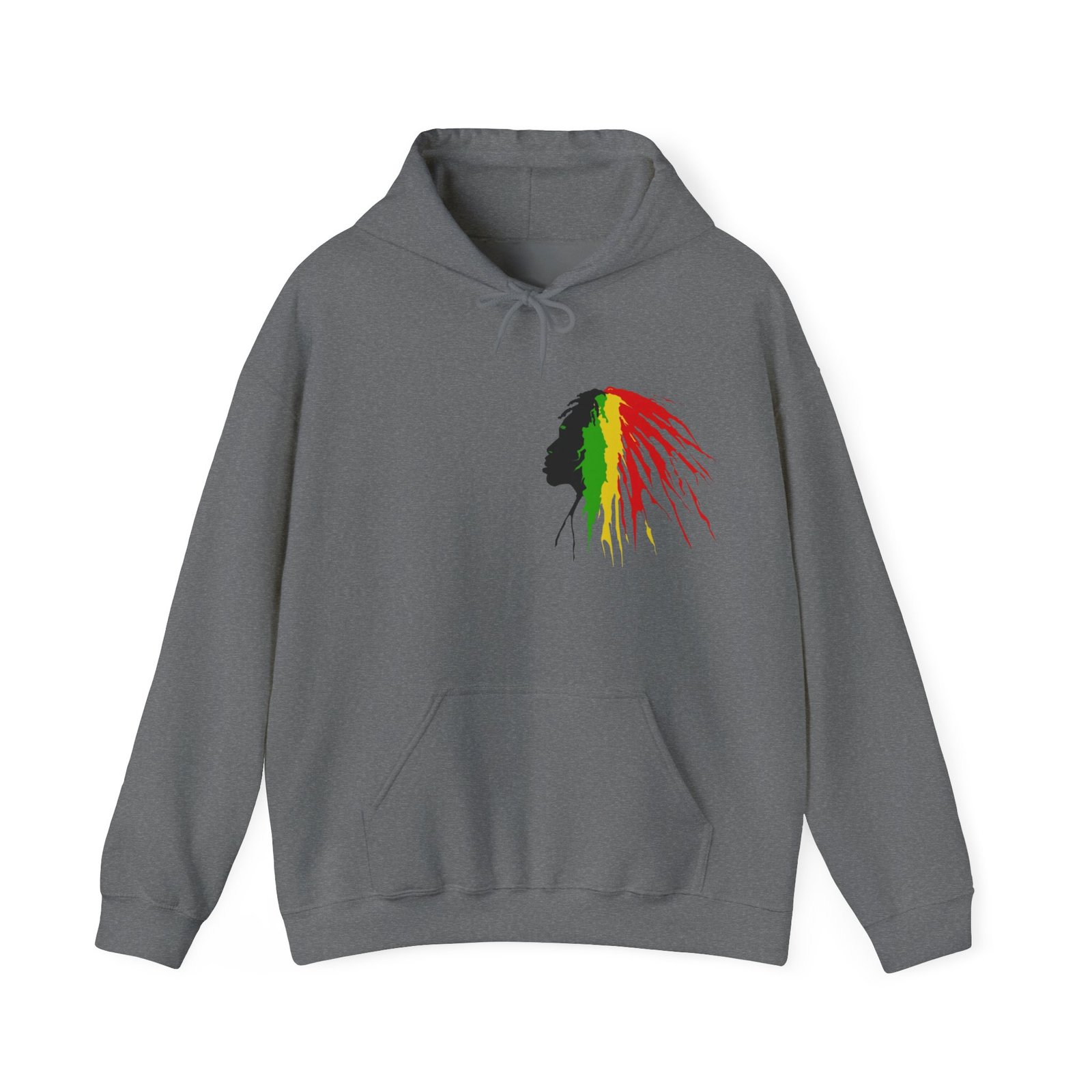 Quote Rasta Reggae Jamaica Hoodie Unisex Heavy Blend™ Hooded Sweatshirt 08 - Image 37