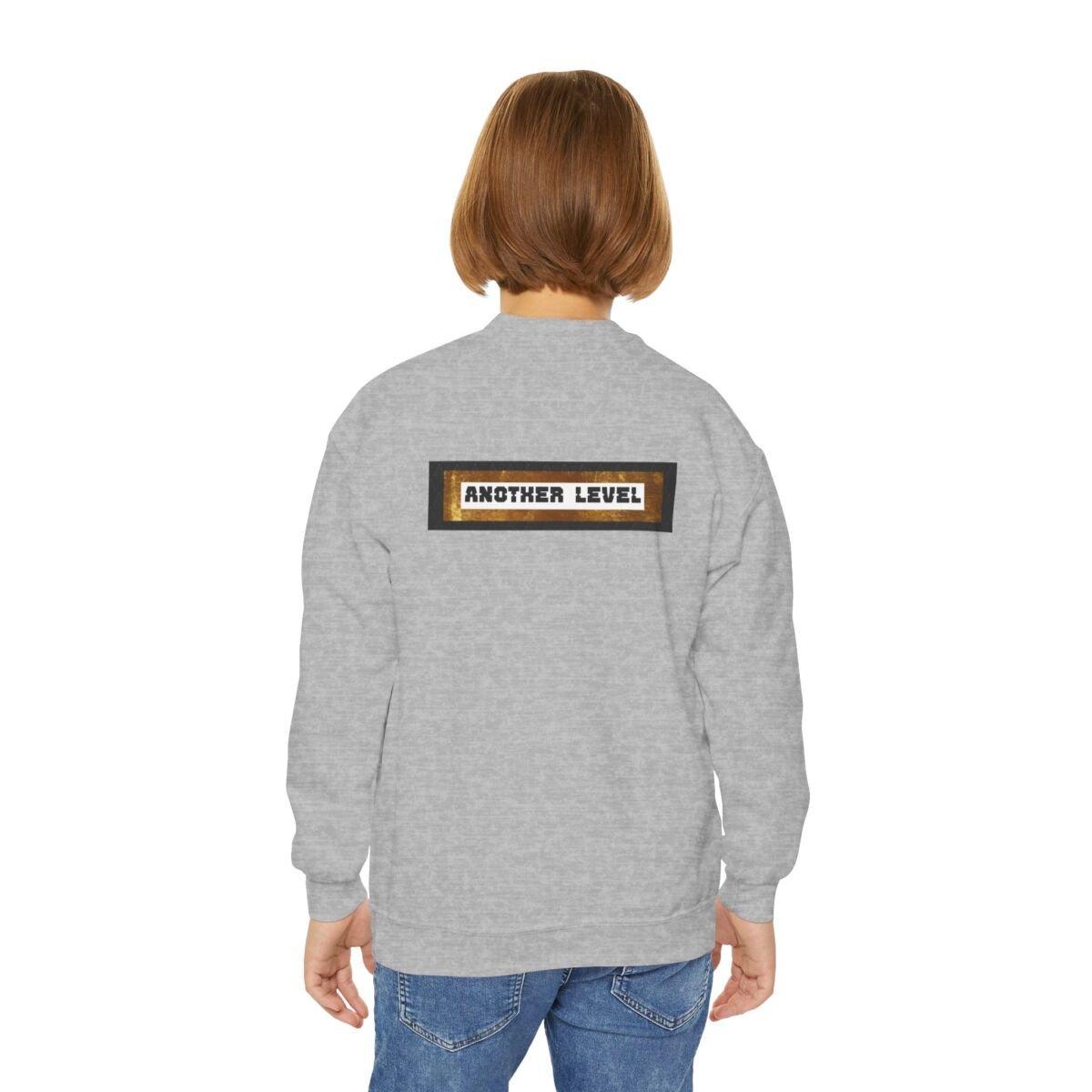 Another Level Brand Youth Crewneck Sweatshirt - Image 4