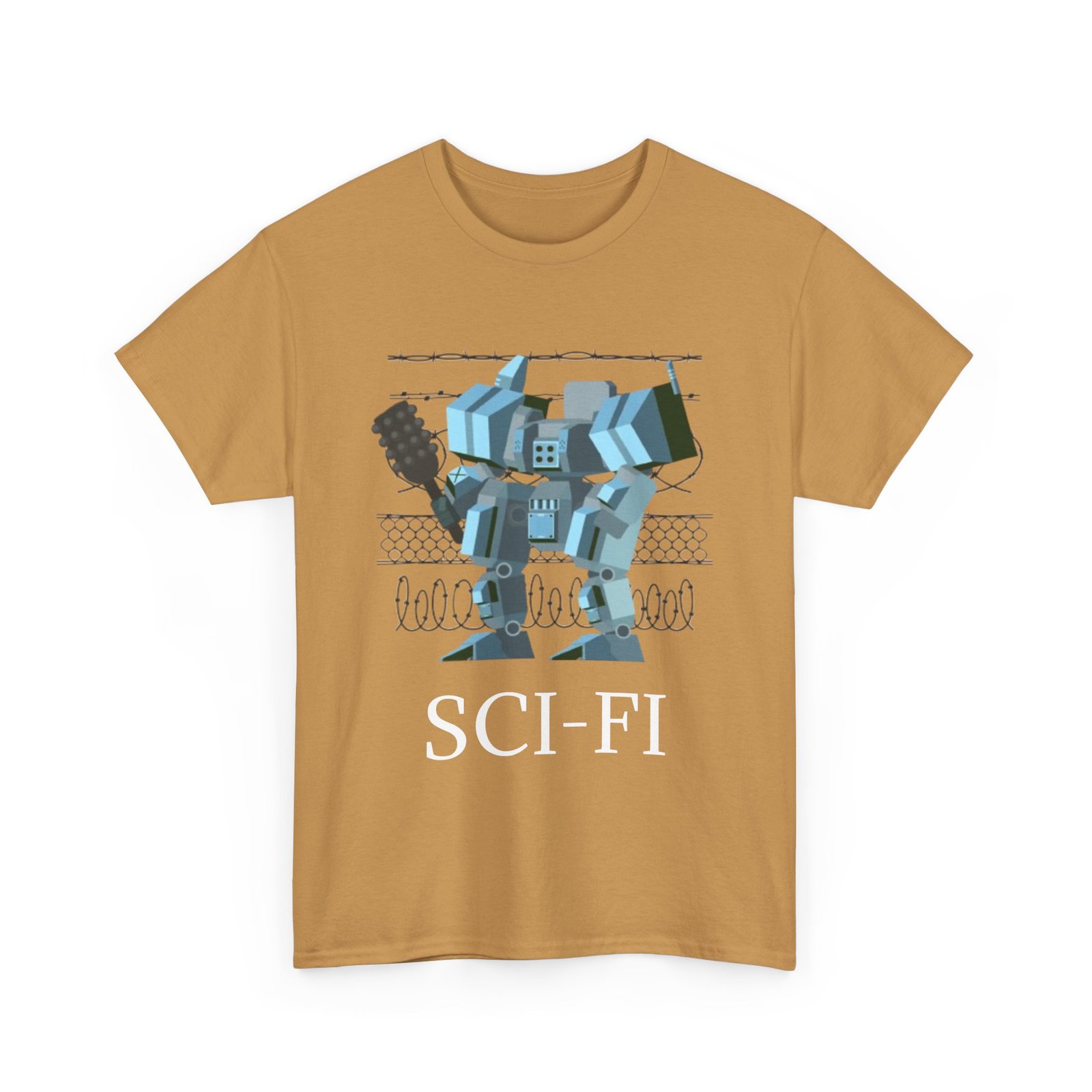 Sci-Fi Robot Futuristic Tee, Unisex Cotton T-Shirt, Geeky Clothing, Perfect Gift for Sci-Fi Lovers, Casual Wear, Unique Graphic Tee - Image 23