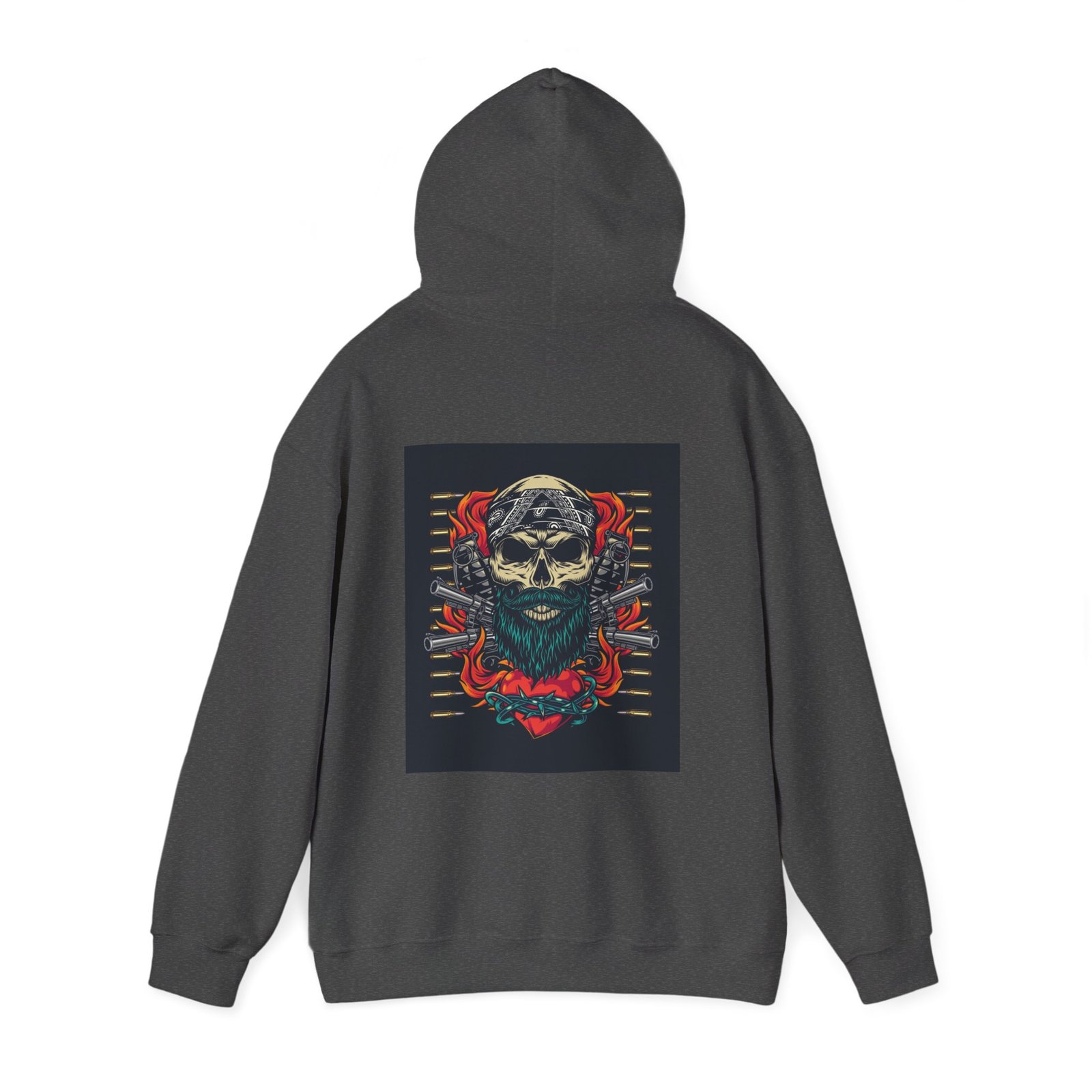 Skull Tattoo Unisex Heavy Blend™ Hooded Sweatshirt - Image 39