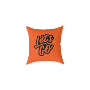 Positivity Self Help Square Poly Canvas Pillow