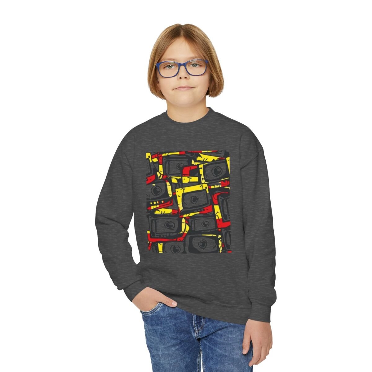 Another Level Brand Youth Crewneck Sweatshirt - Image 35