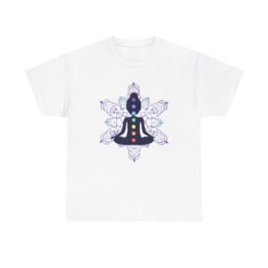 Chakras Yoga Unisex  Heavy Cotton Tee