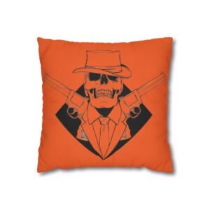 Gangster Square Poly Canvas Pillowcase