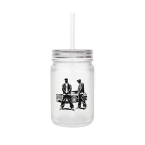 Rappers Car Ride Mason Jar