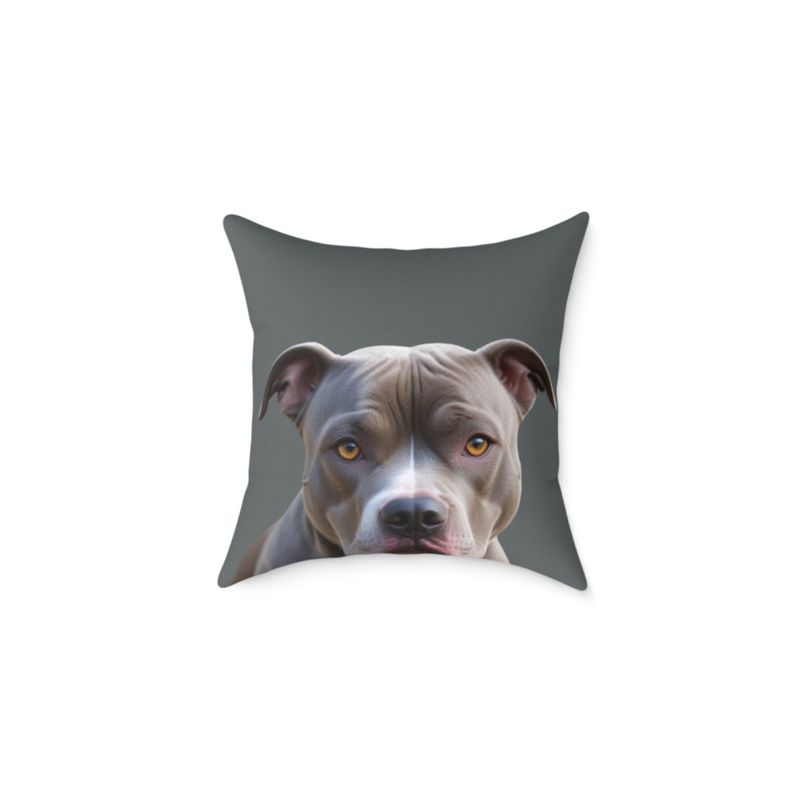 Staffordshire Bull Terrier Square Poly Canvas Pillow - Image 5