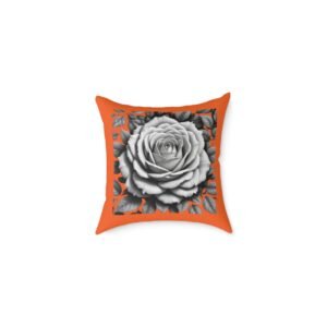 Roses Square Poly Canvas Pillow