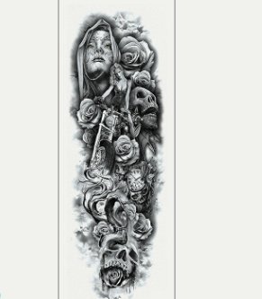 Waterproof full arm tattoo sticker - Image 2