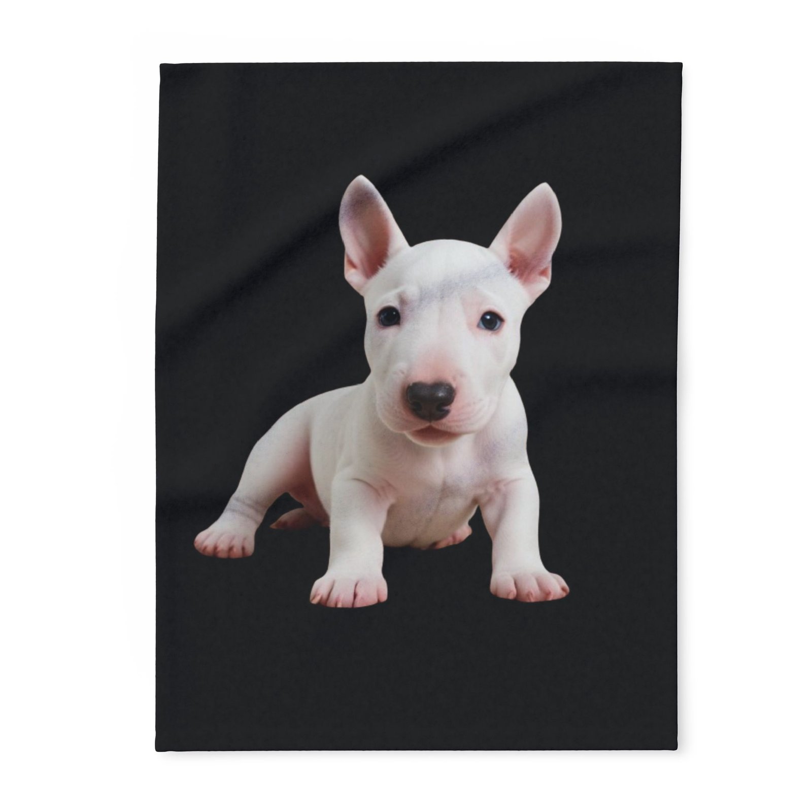 English Bull Terrier Puppy Arctic Fleece Blanket 08